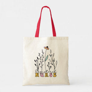 Wildflower Geregistreerde Verpleegster Tote Bag