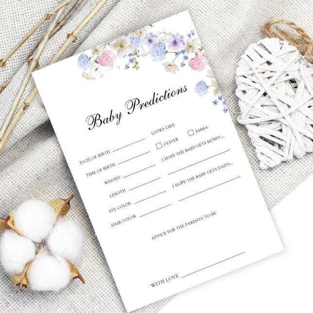 Wildflower Geslacht Onthullen Voorspellingen Game  (Creator heeft geüpload)