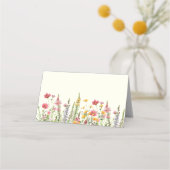 Wildflower Gevouwen Plaats Kaart Plaatskaartje (Achterkant)