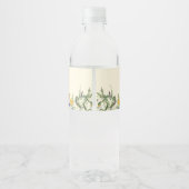 Wildflower Girl Boho 2e verjaardag Waterfles Etiket (Achterkant)
