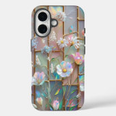Wildflower Glas in lood iPhone Case (Achterkant)