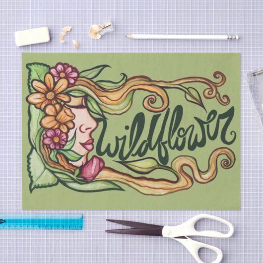 Wildflower Goddess Tissuepapier (Craft)