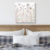 Wildflower Grace Canvas Afdruk (Insitu (Slaapkamer))
