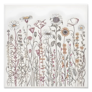 Wildflower Grace Foto Afdruk