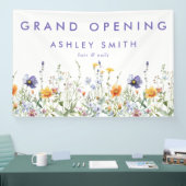 Wildflower Grand Opening Spandoek (Beurs)