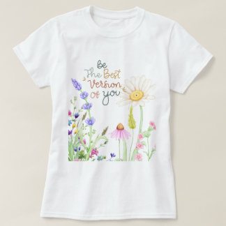 "Wildflower Graphic T-shirt Inspirerend