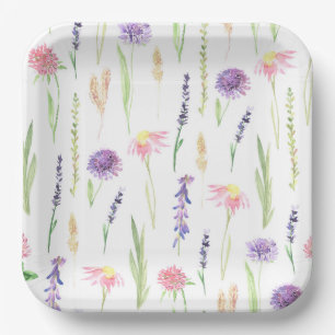 Wildflower Greenery Papieren Bordje