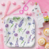 Wildflower Greenery Papieren Bordje (Feest)