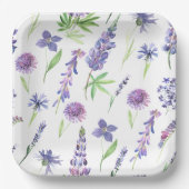 Wildflower Greenery Papieren Bordje (Voorkant)