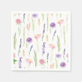 Wildflower Greenery Servet (Voorkant)