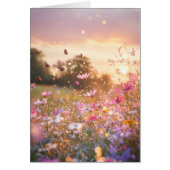 Wildflower Groet Notecard Blank Binnen (Voorkant)