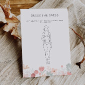 Wildflower Guess de jurk Vrijgezellenfeest Kaart