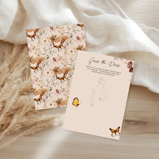 Wildflower Guess de jurk Vrijgezellenfeest spel