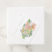 Wildflower Handbeschilderd Aangepast Baby shower Bedankjes Labels (In situ)