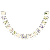 Wildflower Happy Birthday Banner (Alle)