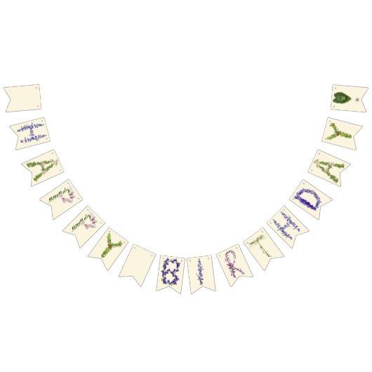 Wildflower Happy Birthday Banner (Alle)