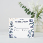 Wildflower Harmony Bruiloft RSVP Kaartje (Staand voorkant)