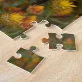 Wildflower Harmony – Purple & Gold in Bloom Legpuzzel (Zijkant)