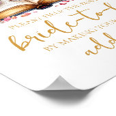 Wildflower Help de Drukke Bruid Adres en Envelop Poster (Hoek)