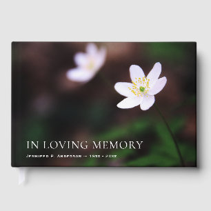 Wildflower Herdenkings Funeral Gastboek Gastenboek