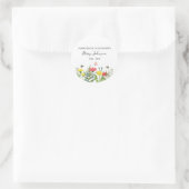 Wildflower-herdenkingsdienst Ronde Sticker (Tas)