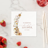 Wildflower Herfst Bloemen Vrijgezellenfeest Servet (Insitu)