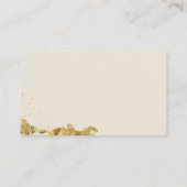 Wildflower Herfst Elegant Baby Meisje Douche Luier Informatiekaartje (Achterkant)