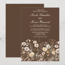 Wildflower Herfst Herfst Bloemenbruiloft