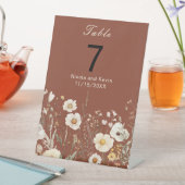 Wildflower Herfst Herfst Bloemenbruiloft Reclamebord Met Voetstuk (Insitu)