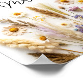 Wildflower hoeveel kussen Vrijgezellenfeest spel Poster (Hoek)