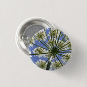Wildflower Hogsweed Flower Button / Badge (Voorkant /achterkant)