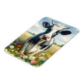 Wildflower Holstein Dairy Koe Flexibel Magneet (Linkerzijde)