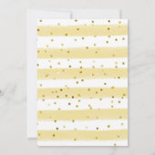 Wildflower Honey Bee 1e verjaardag uitnodiging (Achterkant)