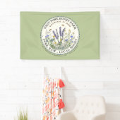 Wildflower Honey Green Banner (Insitu)