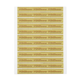 Wildflower Honey Jar Security Seal Doda Labels