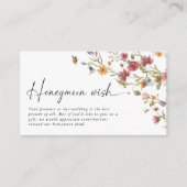 Wildflower Honeymoon Wish Enclosure Kaart (Voorkant)
