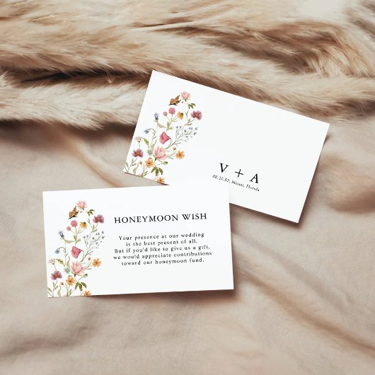 Wildflower Honeymoon Wish Enclosure Kaart
