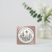 Wildflower Honingraat & Bee Apiary Visitekaartje (Staand voorkant)