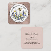 Wildflower Honingraat & Bee Apiary Visitekaartje (Voorkant / Achterkant)