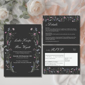 Wildflower Huwelijksuitnodiging WF1 Kaart