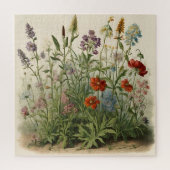 Wildflower Illustratie Legpuzzel (Verticaal)