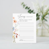 Wildflower "in liefdevolle herinnering" begrafenis (Staand voorkant)