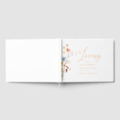 Wildflower "in liefdevolle herinnering" begrafenis gastenboek (Volledig)