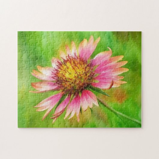 Wildflower Indian Deken Vuurwiel Bloem Puzzel Legpuzzel (Horizontaal)