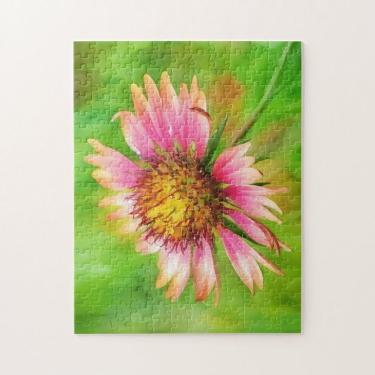 Wildflower Indian Deken Vuurwiel Bloem Puzzel Legpuzzel (Verticaal)