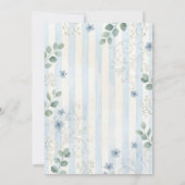 Wildflower-Inspired Tea Party Baby Shower Kaart (Achterkant)