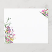 Wildflower Iris Vrijgezellenfeest Recept Aanvraag  (Achterkant)