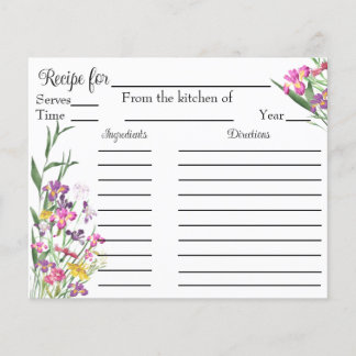 Wildflower Iris Vrijgezellenfeest Recept Aanvraag