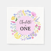 Wildflower is de eerste verjaardagsbloem van een m servet (Voorkant)