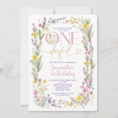 Wildflower is niet een mooie 1e verjaardag kaart (Voorkant)